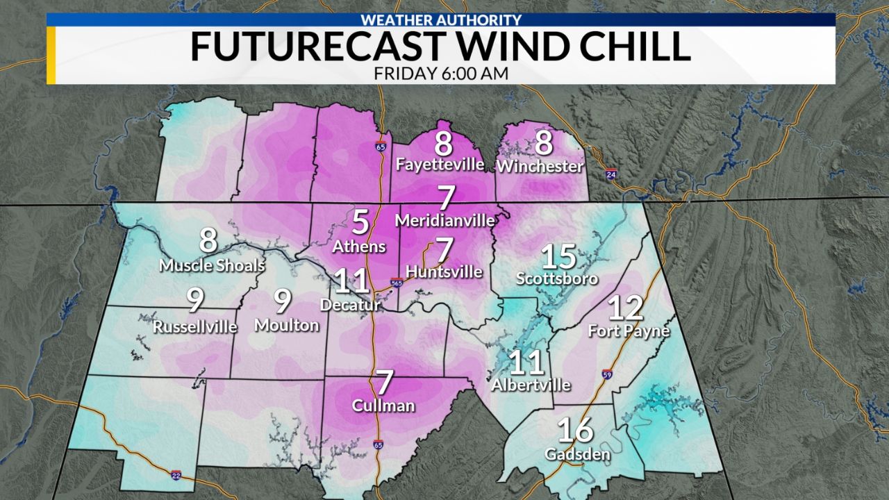 West Texas And Southeast New Mexico To See Wind Chills Near Zero Until Late Friday Morning.